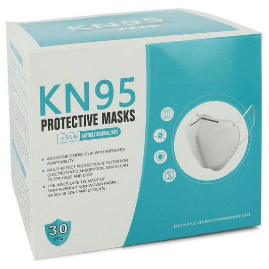 Thirty (30) KN95 Masks, Adjustable Nose Clip, Soft non-woven fabric, FDA and CE Approved (Unisex) 1 size By Kn95 For Women