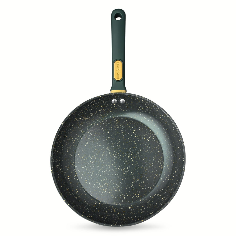 Thyme & Table Granite 12.5" Fry Pan Non-Stick - Hunter Green