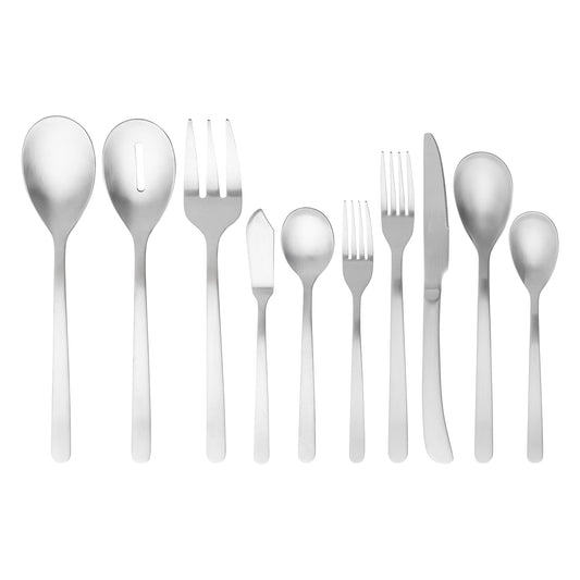 Thyme & Table 55-Piece Royal Stainless Steel Flatware & Hostess Set, Mirror