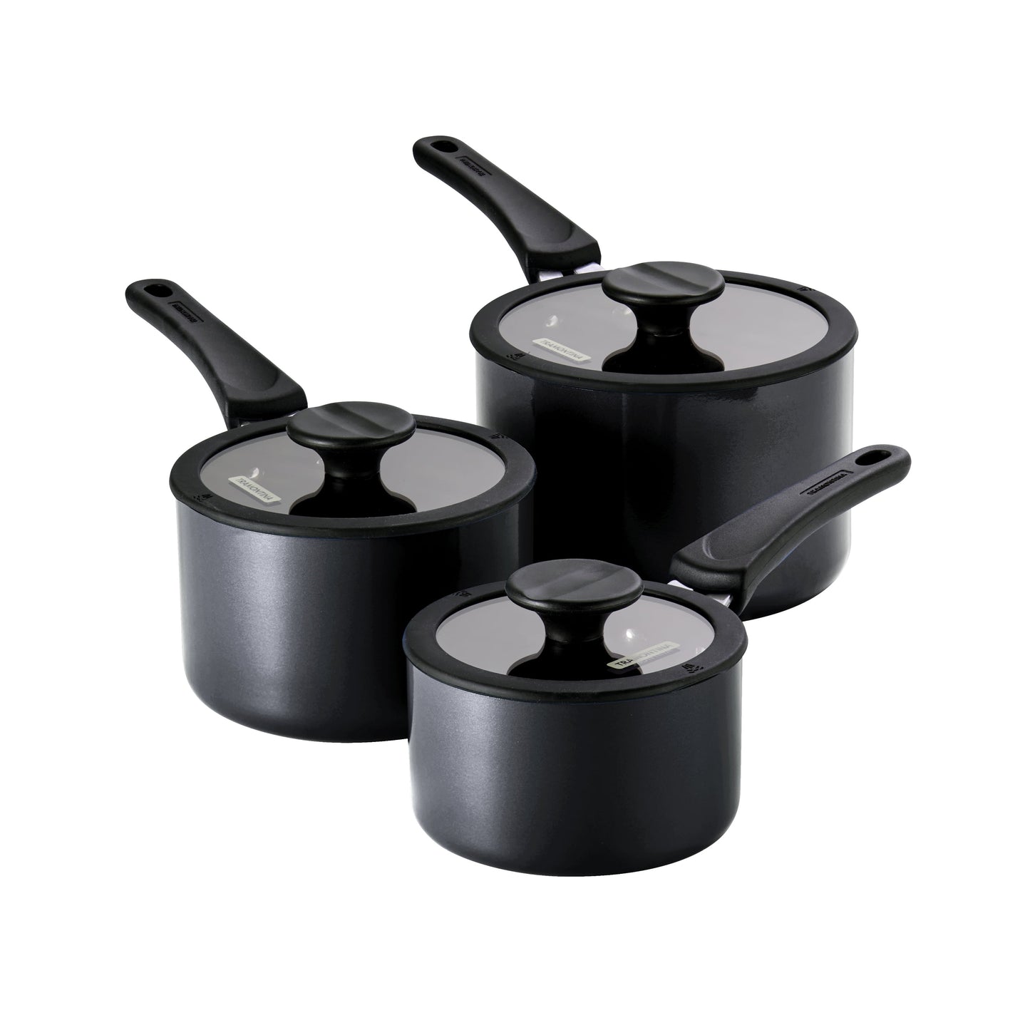 Tramontina Nesting 6 Piece Nonstick Sauce Pan Set Gray 80156/066DS