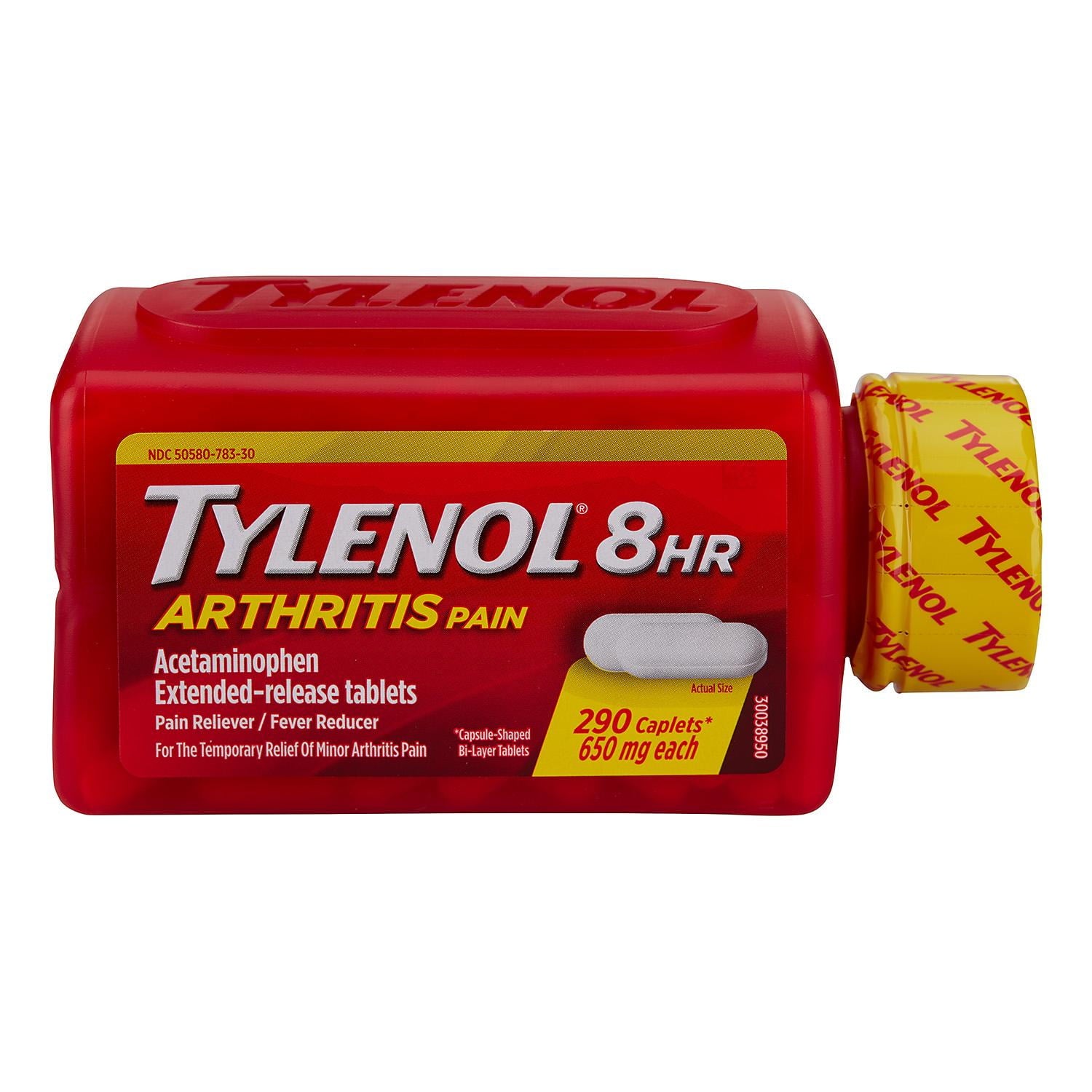 TYLENOL 8 HR Arthritis Pain Extended Release Caplets 650 mg 290 Count