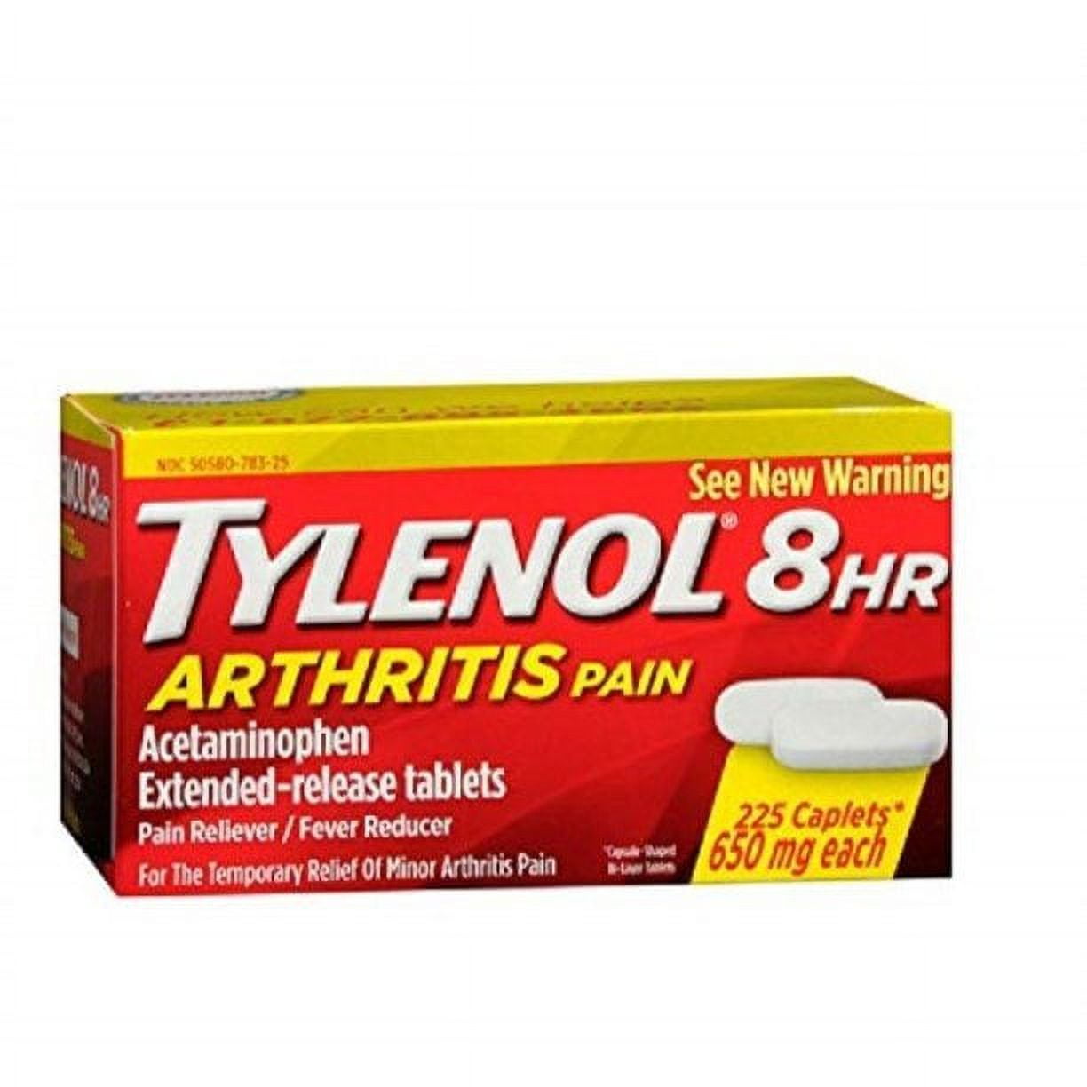 Tylenol Arthritis Pain Reliever 650 mg 100 pills