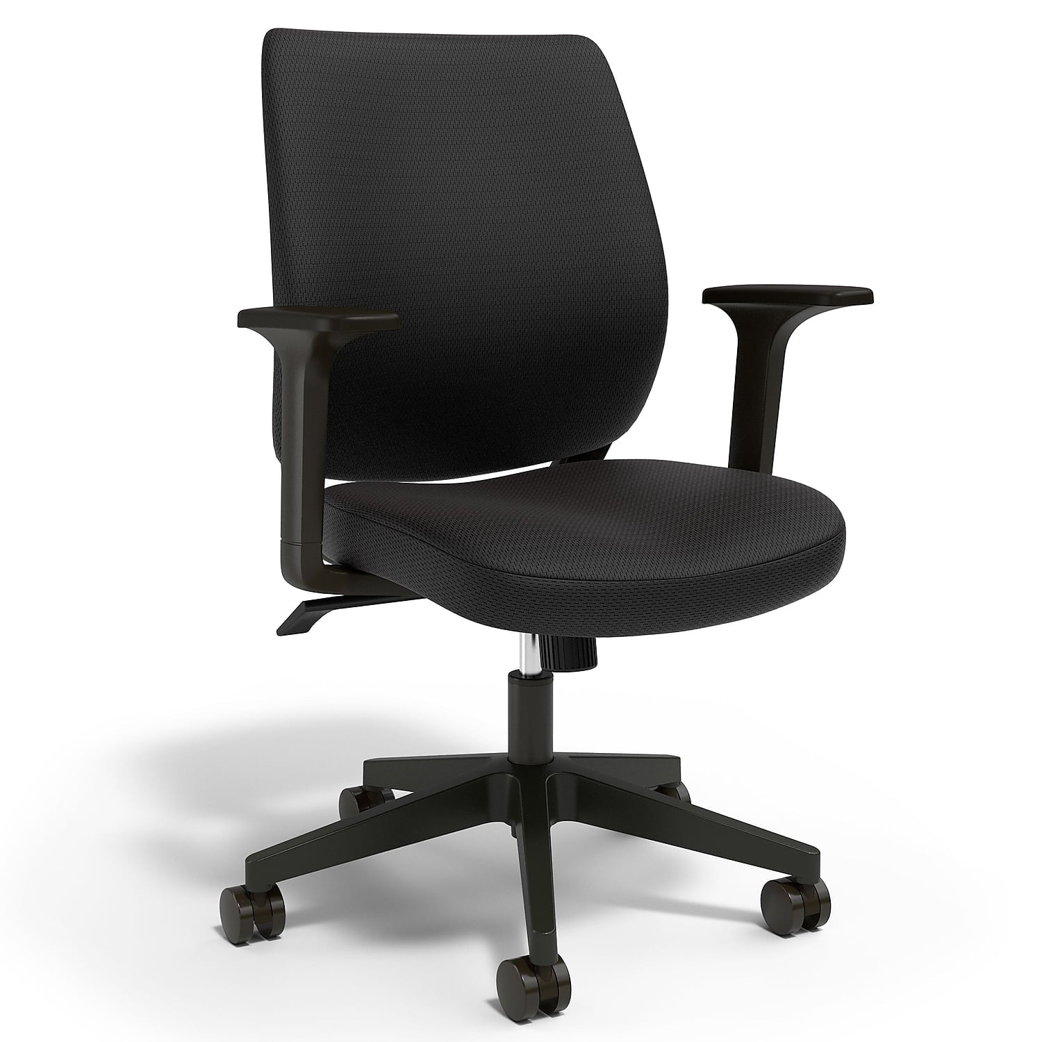 Union & Scale Essentials Fabric Task Chair Black (UN59380)