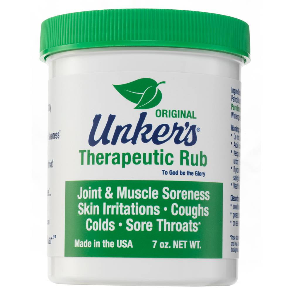 Unker’s Therapeutic Rub, 7 oz