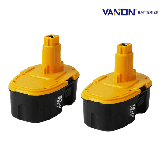 VANON 2-Pack 4.8Ah for Dewalt 18V Battery XRP DC9096-2 DC9096 DC9098 DC9099 DW9098 DW9099 DW9095 DW9096 DE9039 Cordless for Dewalt 18-Volt Power Tools