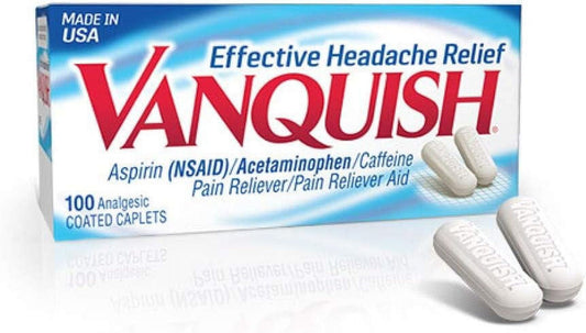 Vanquish Extra Strength Pain Reliever Caplets-100 ct. (Pack of 3) by Vanquish