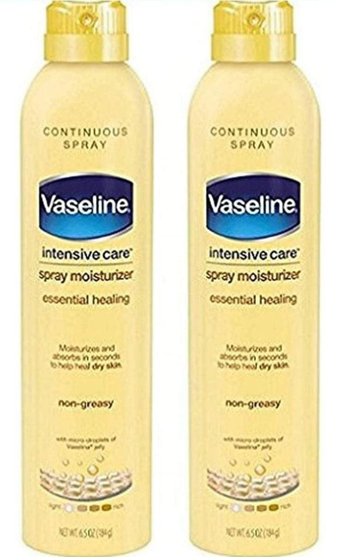 Vaseline Intensive Care Spray Lotion Essential Healing 6.5 oz