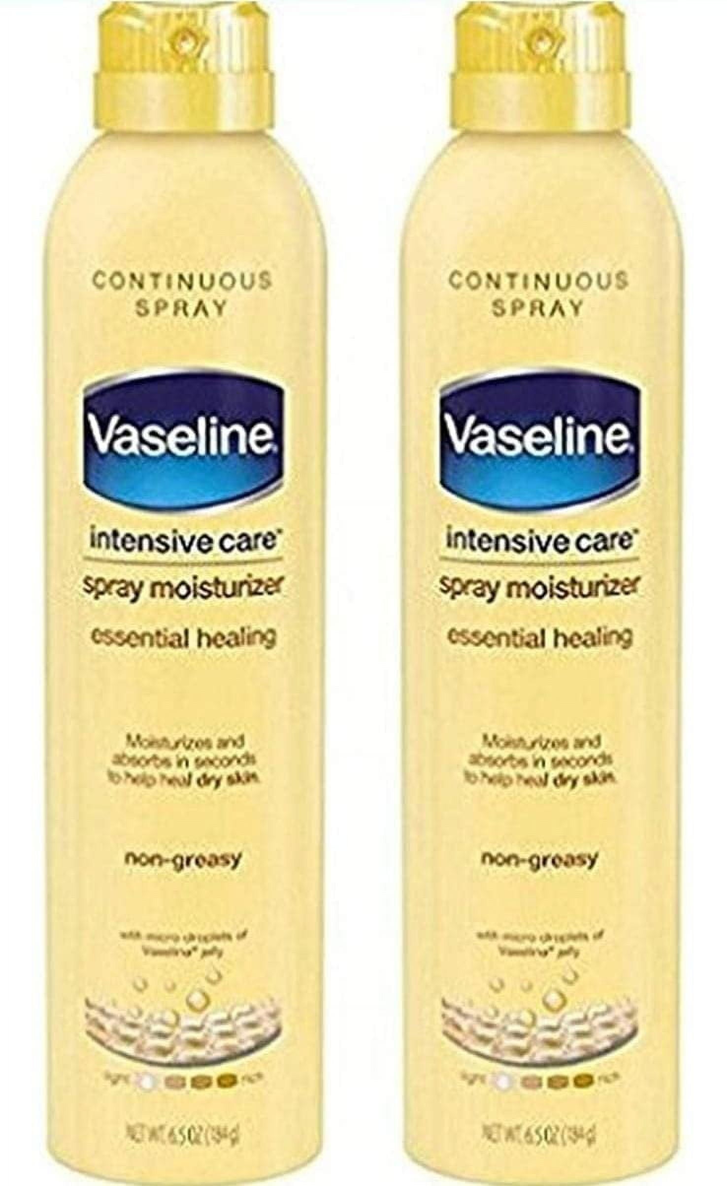 Vaseline Intensive Care Spray Lotion Essential Healing 6.5 oz