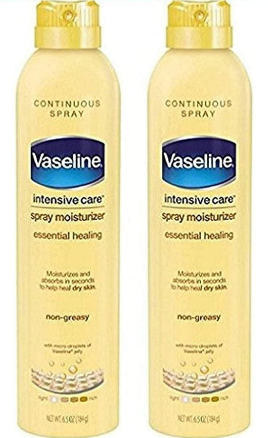 Vaseline Intensive Care Spray Lotion Essential Healing 6.5 oz