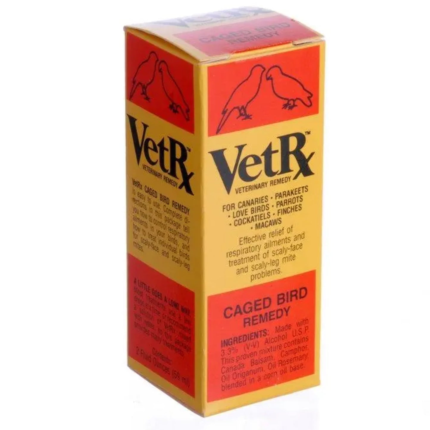 Vet Rx Pigeon Relief Prevention of Colds Roup Bird Nostrils and Throat 2 oz.