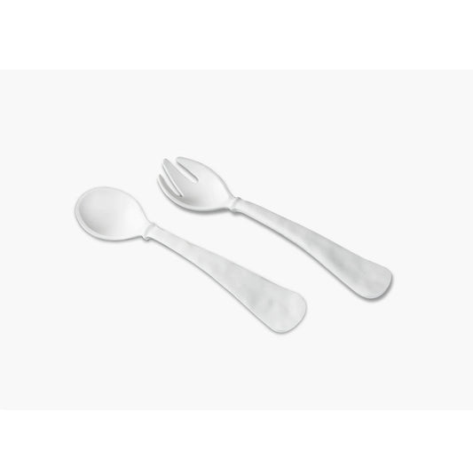 Vida Nube Large Salad Servers White