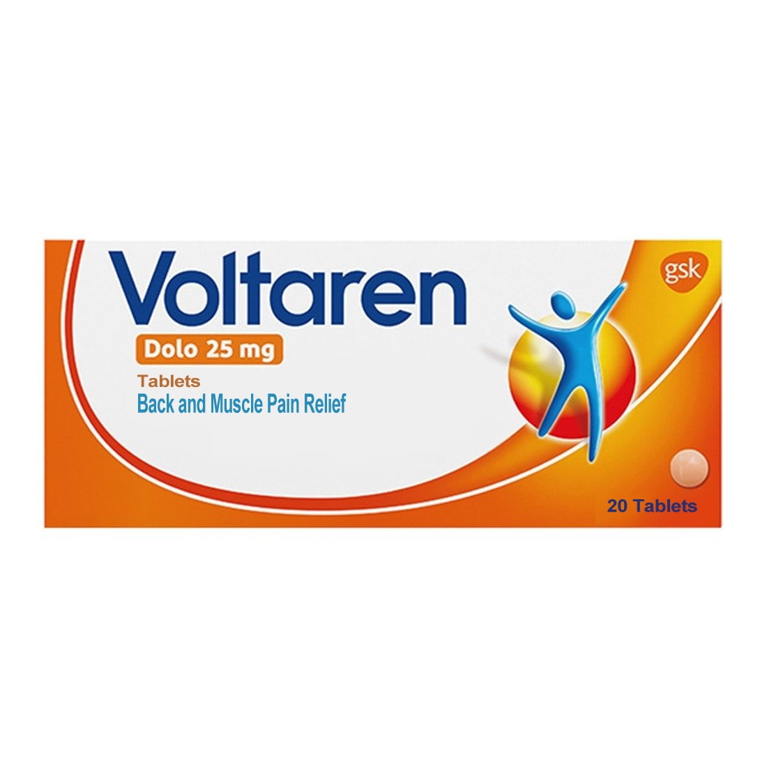 Voltaren 25mg (1-Pack/20-Ct ) Help Get You Moving Again