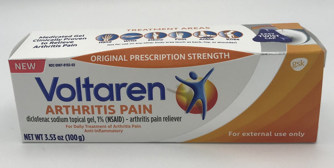 Voltaren Arthritis Pain Topical Gel 1% (100g) Anti-inflammatory Gel for Arthritis Pain