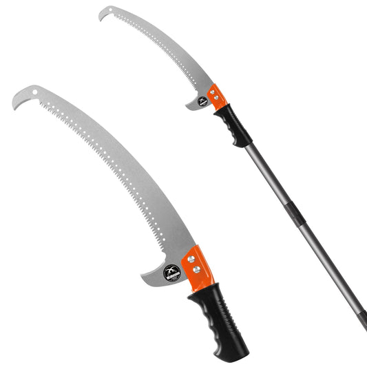 Walensee Pole Saws for Tree Trimming 9 FT Lightweight Manual Stainless Steel Extension High Pole