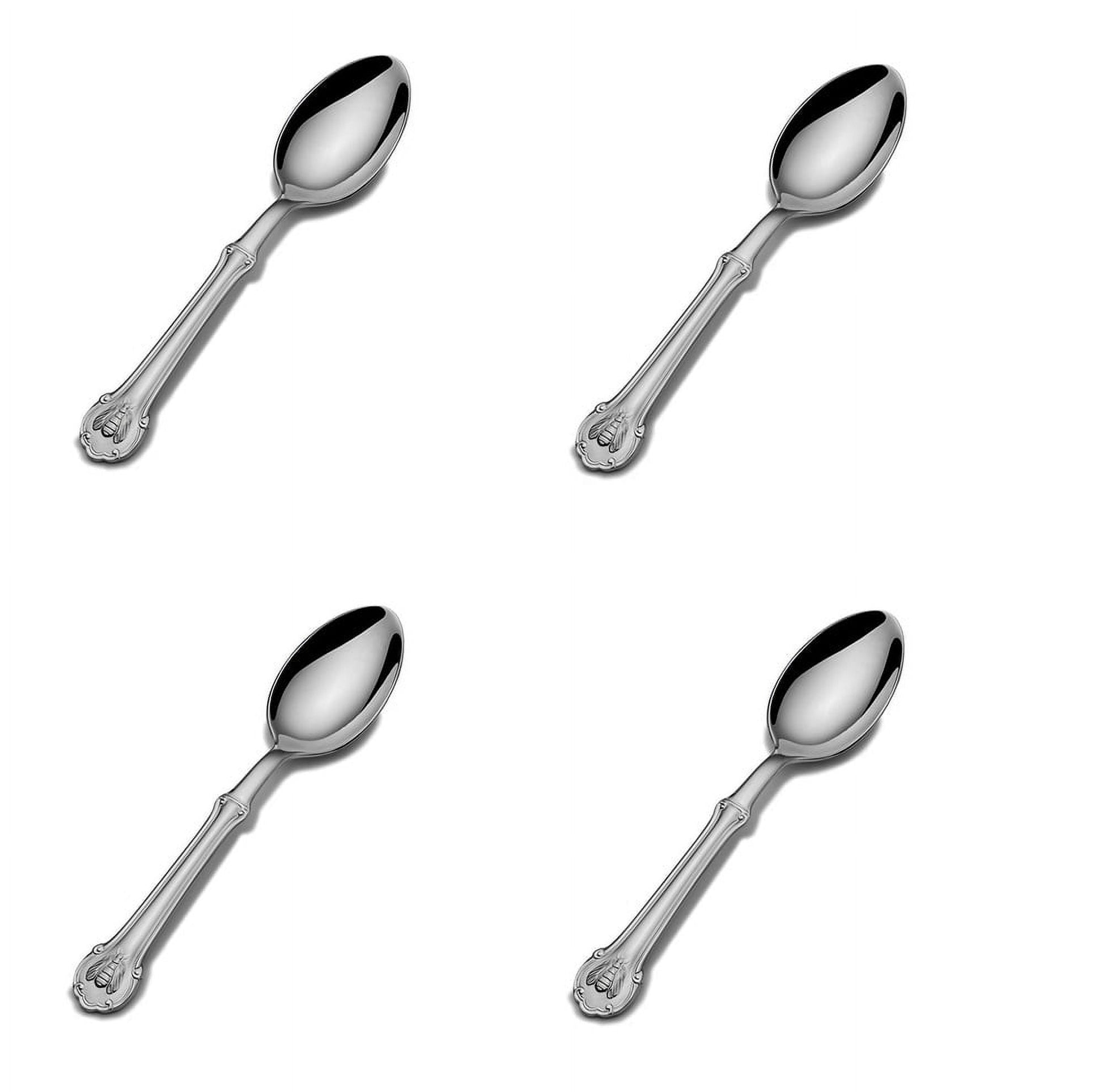 Wallace Napoleon Bee 18/10 Stainless Steel 6 3/8" Teaspoon (Set of Four)