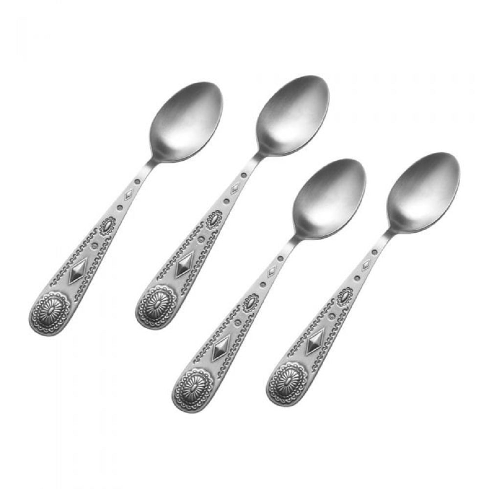 Wallace Taos 18/10 Stainless 4 7/8" Demitasse Spoon (Set of Four)