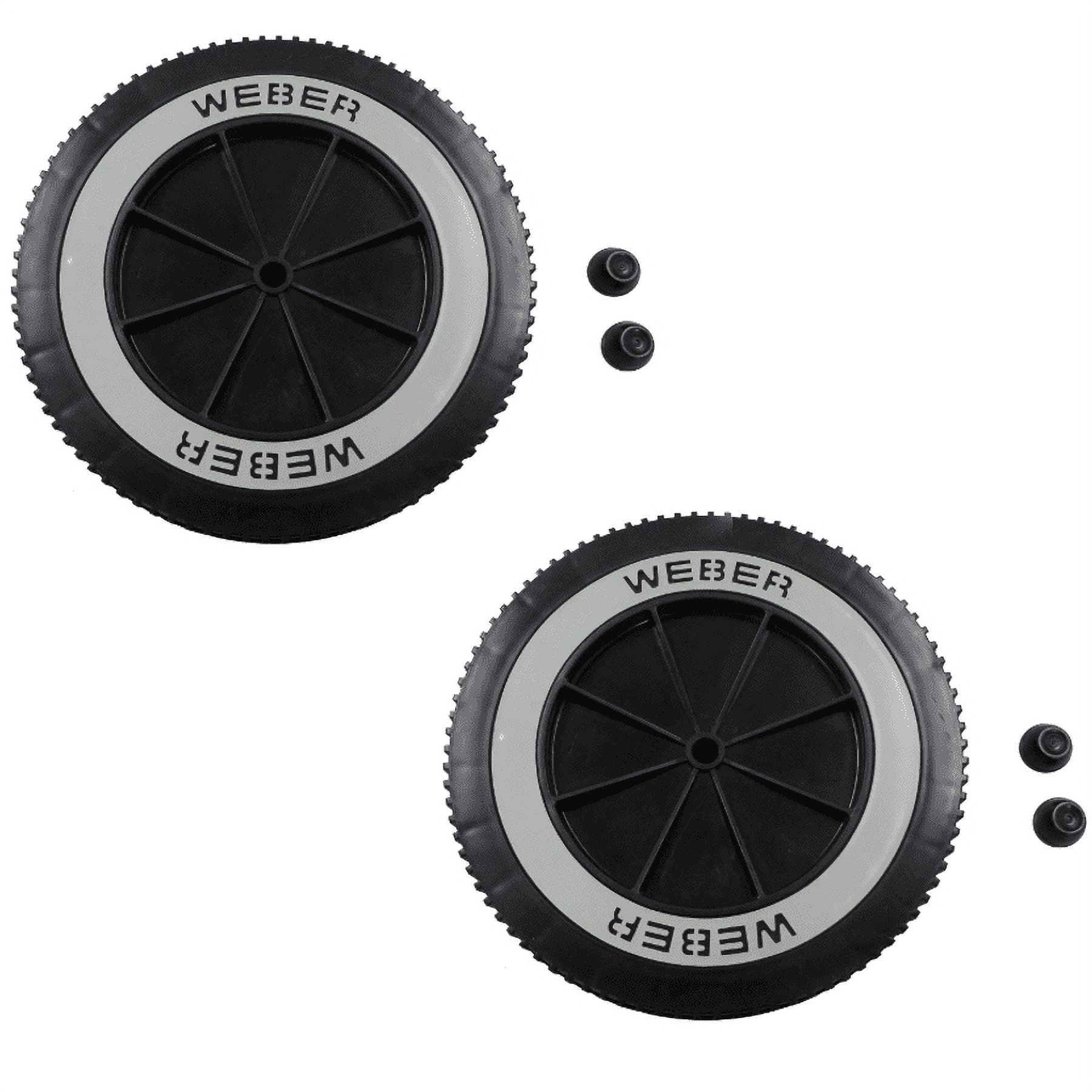 Weber 65930 6" Replacement Wheel for Charcoal Grills (2 Pack)