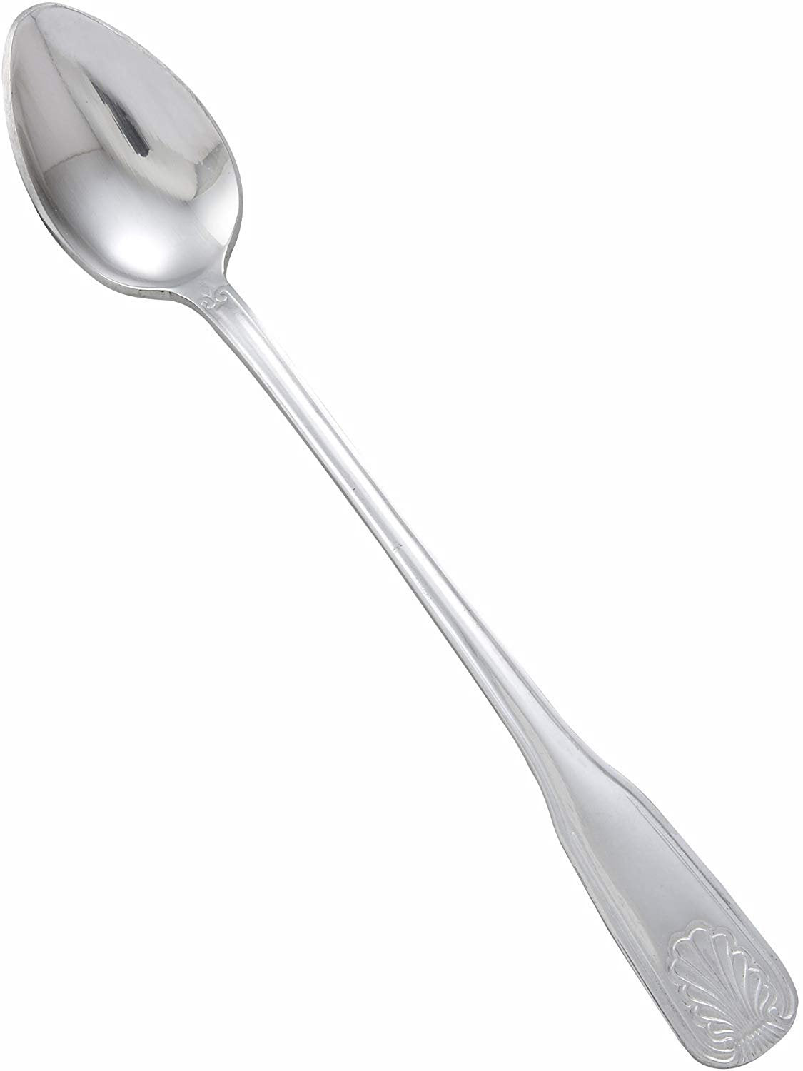 Winco 0006-02 12-Piece Toulouse Iced Teaspoon Set, 18-0 Extra Heavy Weight Stainless Steel