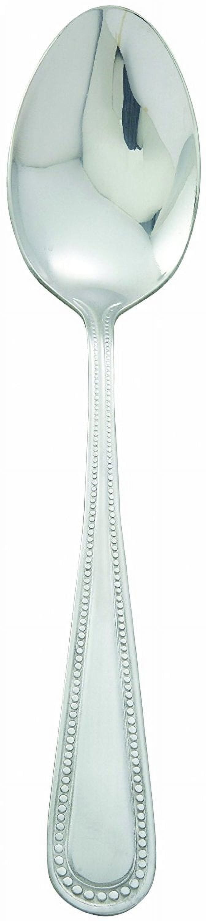 Winco Continental 12-Piece Table Spoon Set, European, Heavyweight Stainless Steel