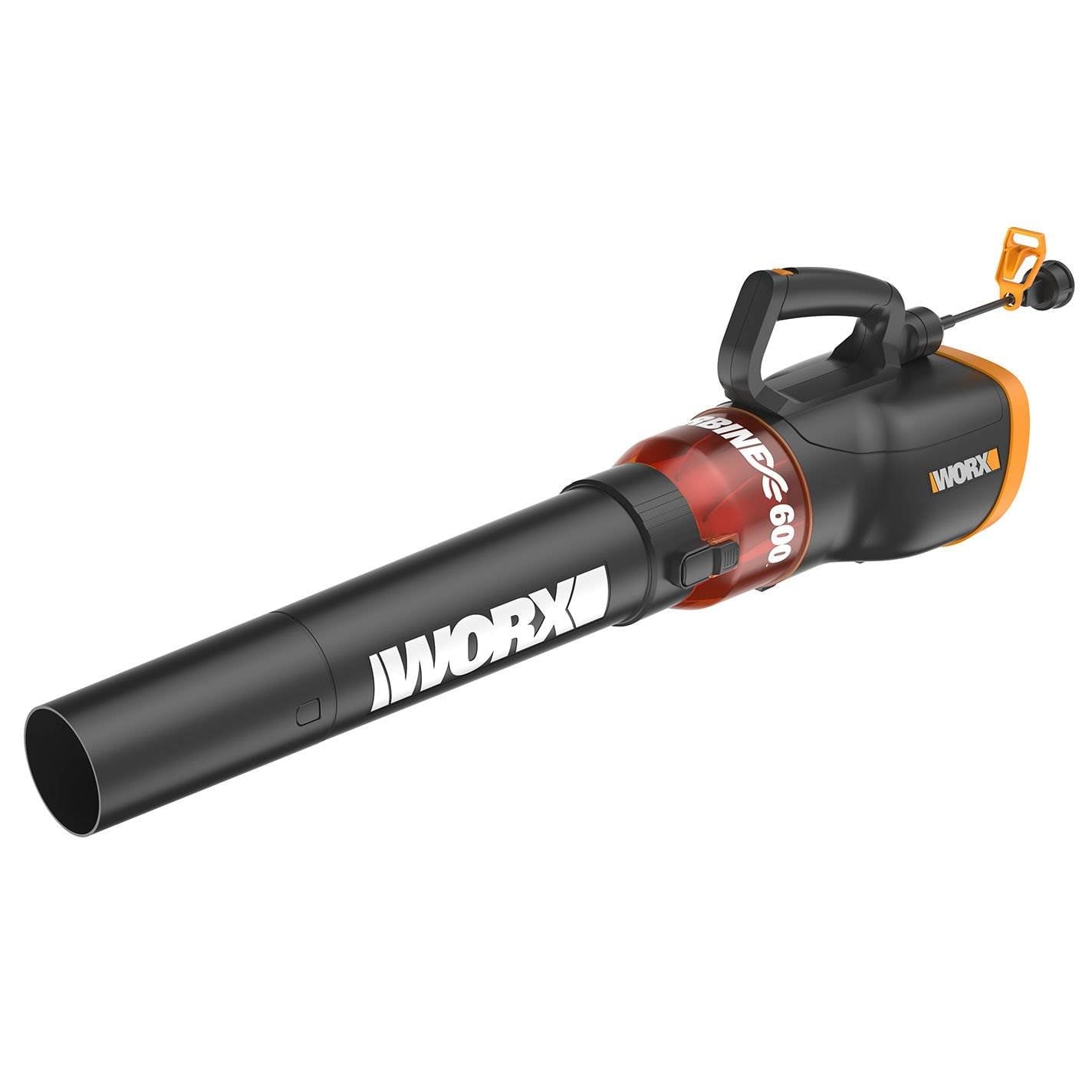 Worx WG520 Turbine600 20V 600 CFM Electric Handheld Corded Leaf Blower