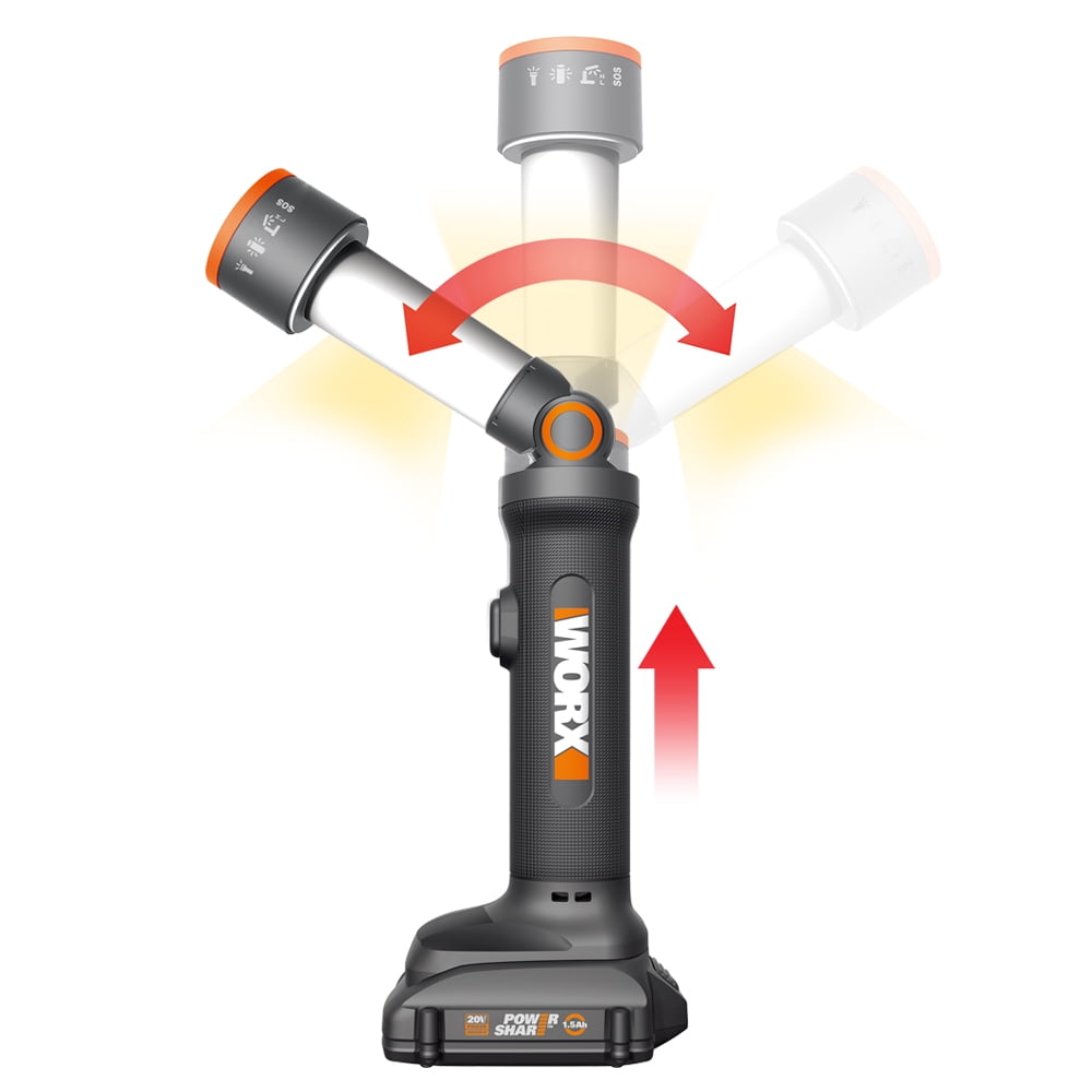 Worx WX027L 20V Power Share Multi-Function LED Flashlight