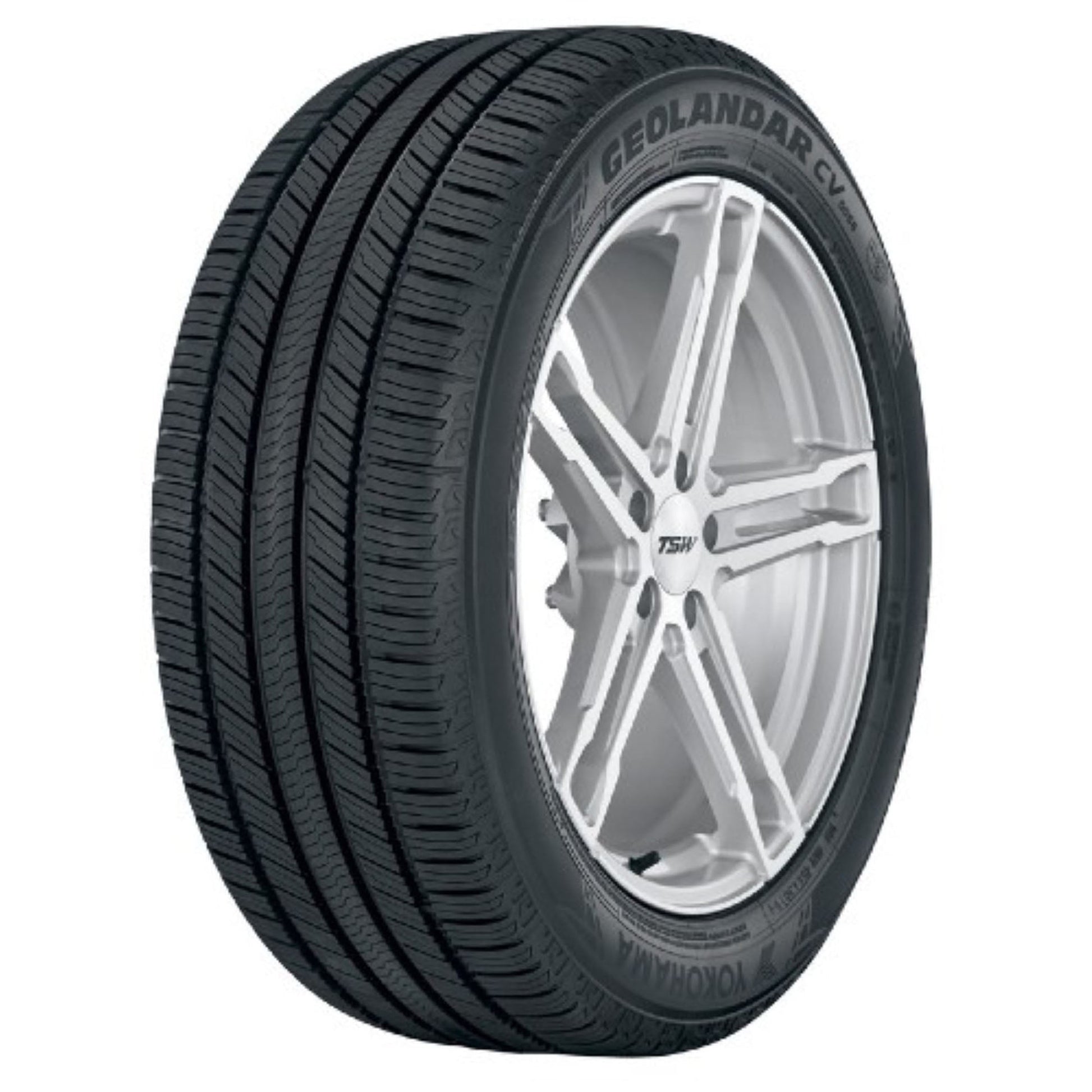 Yokohama Geolandar CV G058 All Season 215/70R17 101H SUV/Crossover Tire Fits: 2010-12 Mazda CX-7 GX