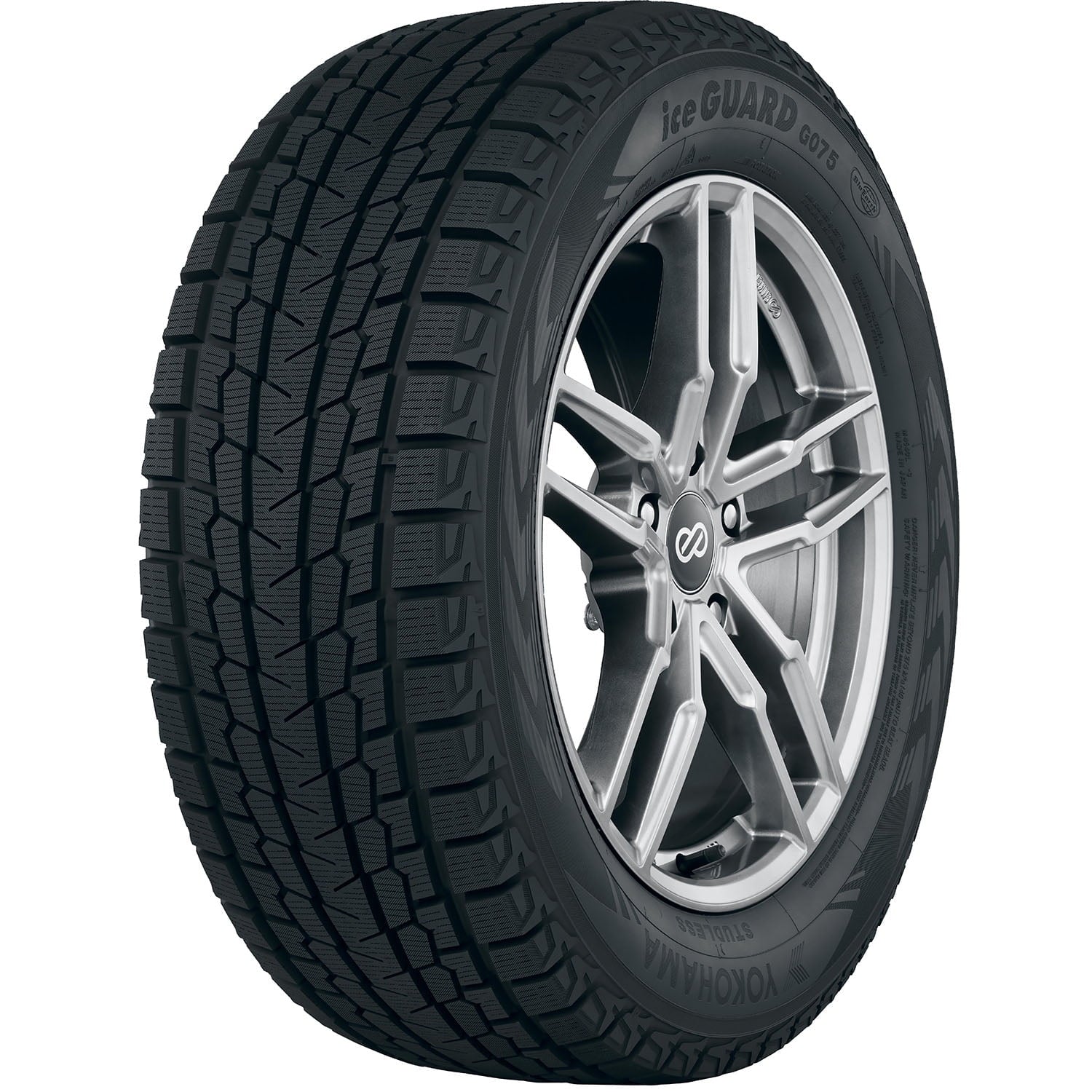 Yokohama iceGUARD G075 Winter 235/55R19 101T Passenger Tire Fits: 2010-16 Chevrolet Equinox LTZ, 2017 Chevrolet Equinox Premier