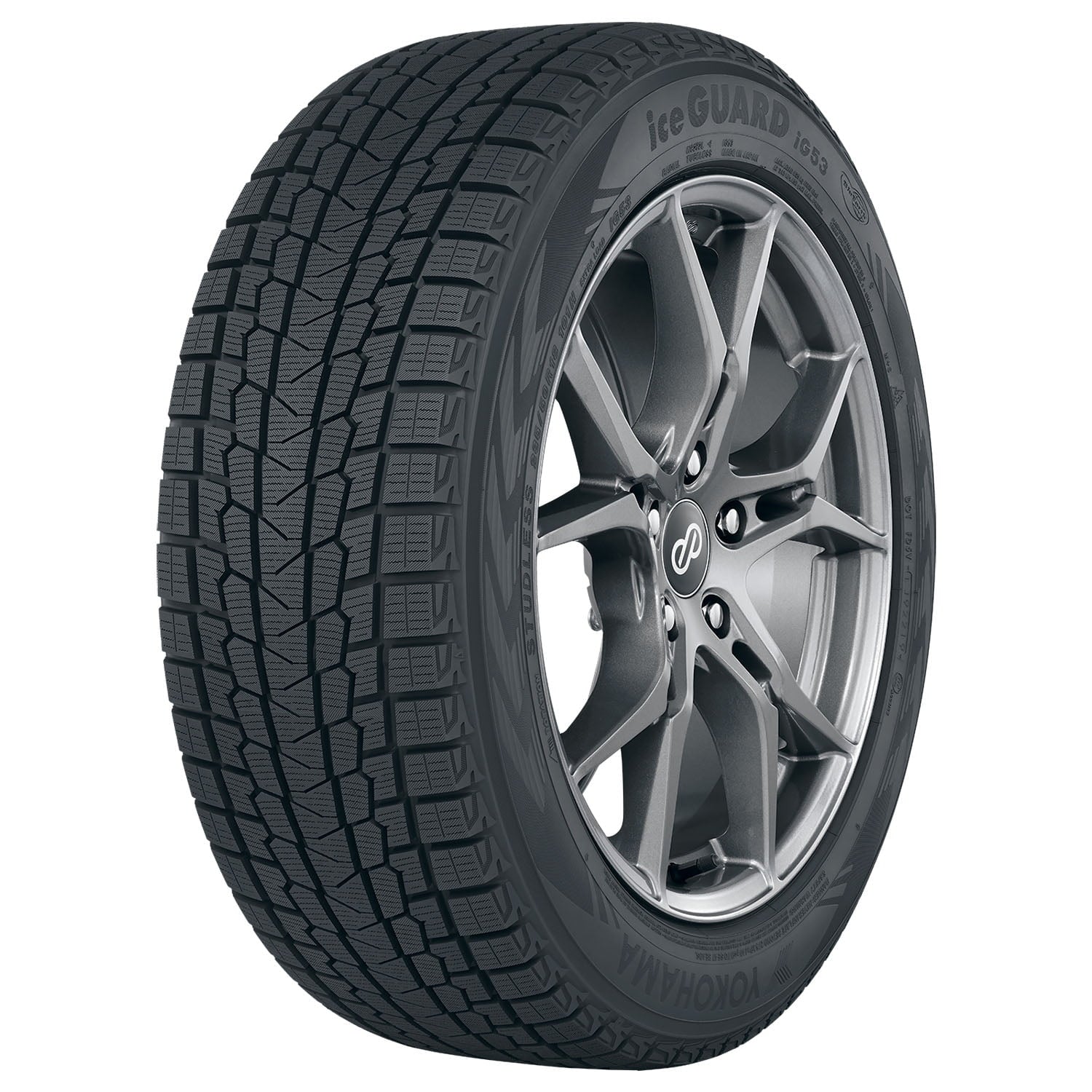 Yokohama iceGUARD iG53 Winter 235/45R18 94H Passenger Tire Fits: 2012-15 Buick Verano Leather, 2016-18 Volkswagen Passat R-Line