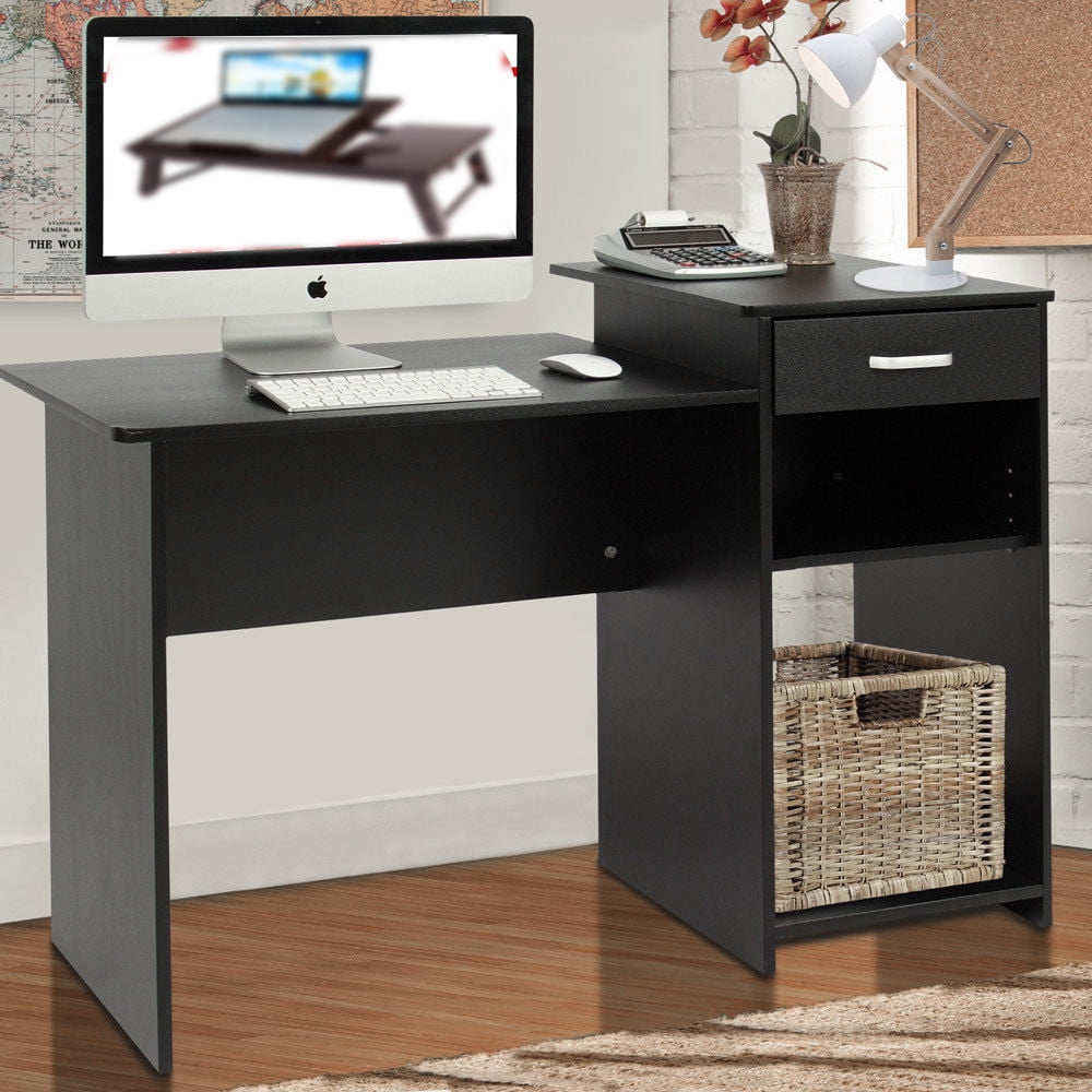 Zimtown Computer Desk Home Office Wood Laptop Table Study Workstation Dorm with Drawer