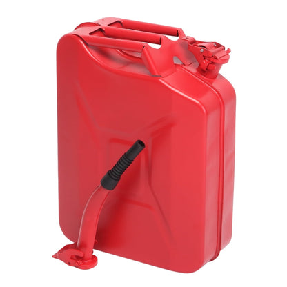 Zimtown Jerry Can, Cold Rolled Steel Container Caddy Tank, for Emergency Backup, 20L 5Gallon capacity