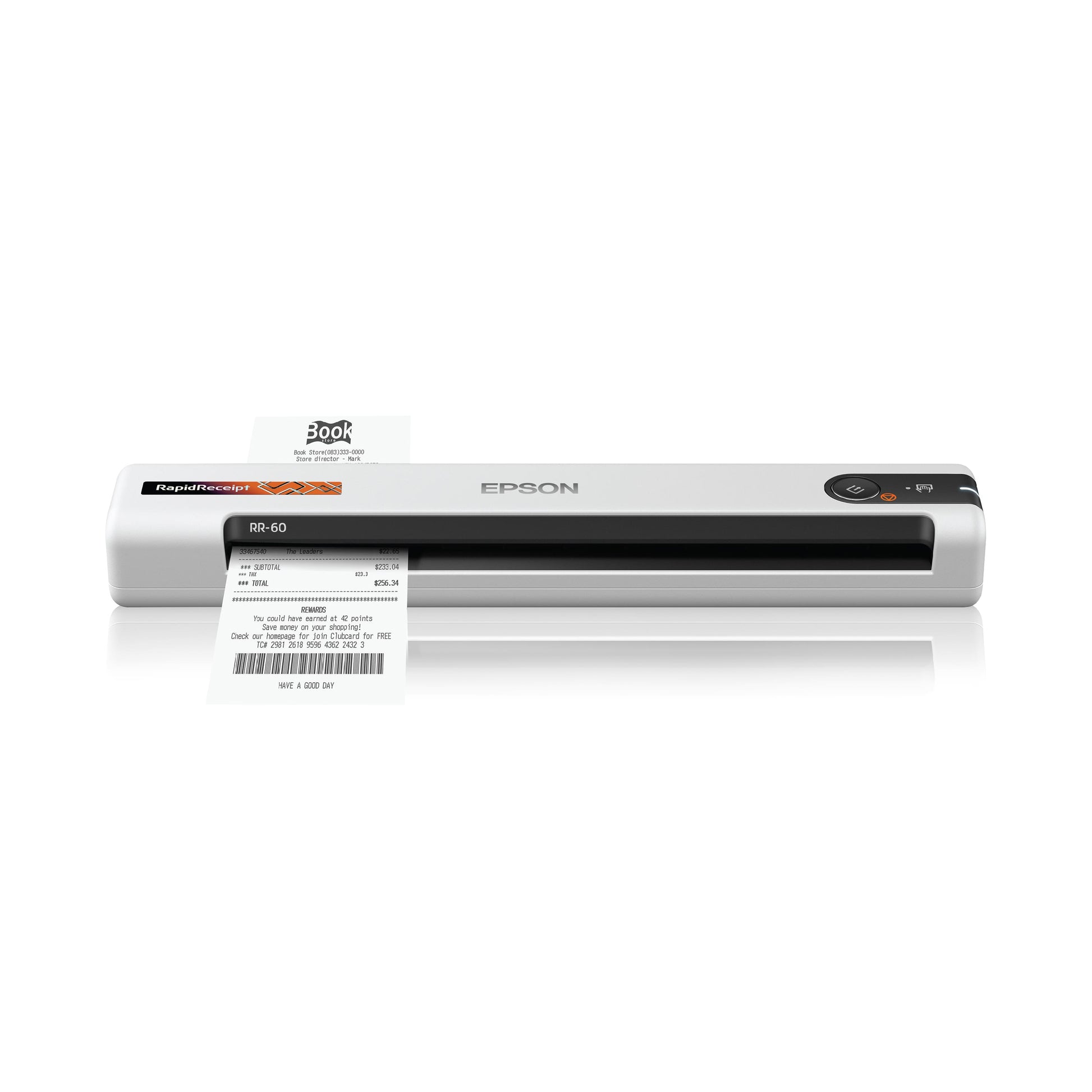 RapidReceipt RR-60 Mobile Receipt and Color Document Scanner