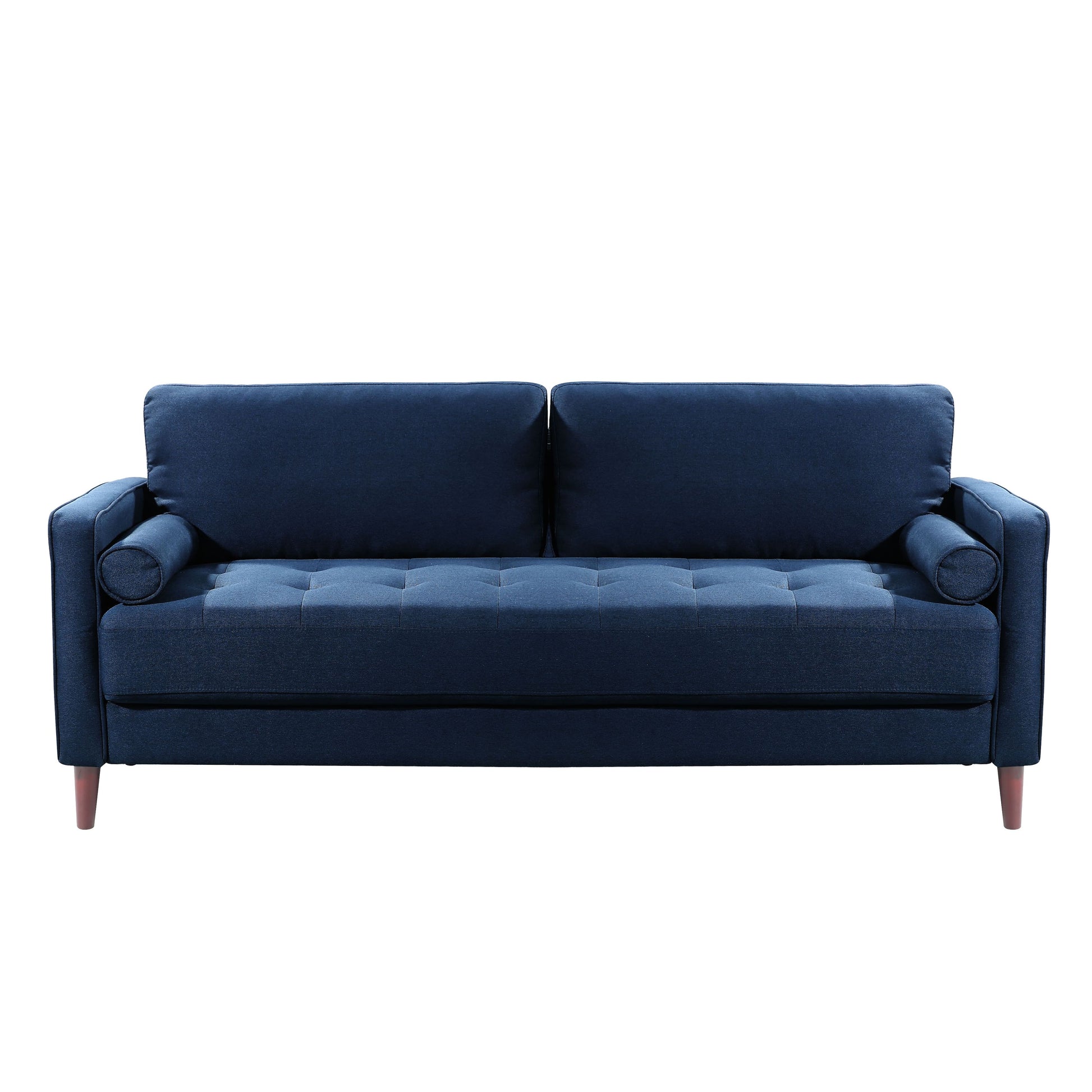 Langford Sofa with Upholstered Fabric and Eucalyptus Wood Frame