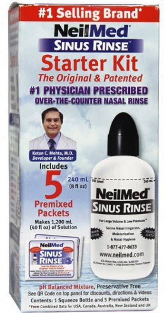 NeilMed Sinus Rinse Starter Kit 1 Each (Pack of 2)