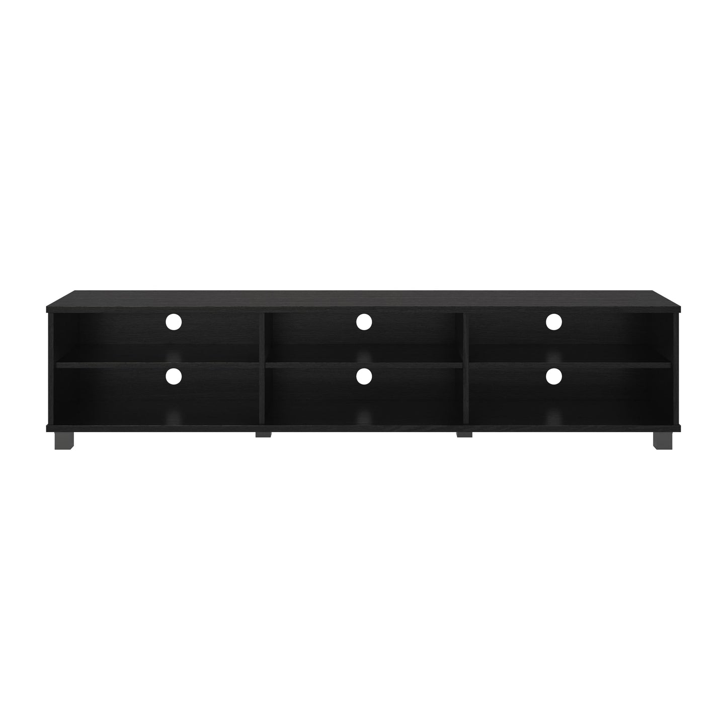 CorLiving - Hollywood Collection TV Stand with Open Cabinets for Most TVs up to 85"