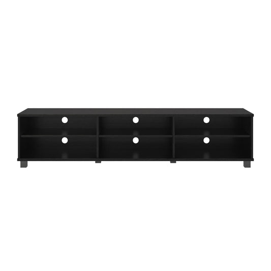 CorLiving - Hollywood Collection TV Stand with Open Cabinets for Most TVs up to 85"