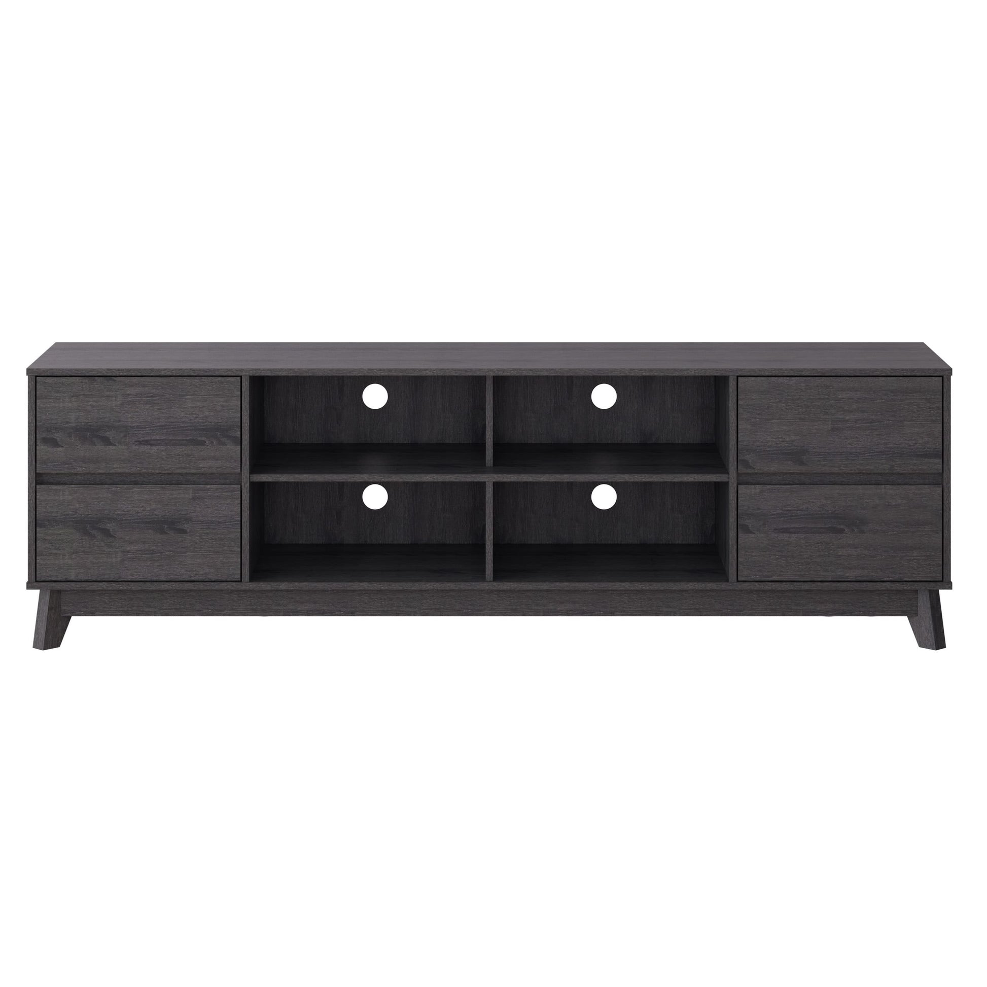 CorLiving - Hollywood Collection TV Stand with Open and Closed Shelves for Most TVs up to 85"