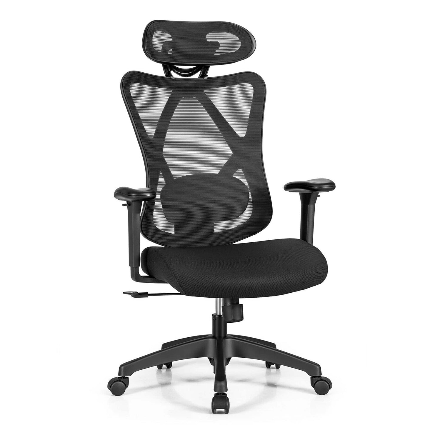 Reclining Mesh Swivel Office Chair with Adjustable Lumbar Support