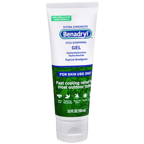 Benadryl Extra Strength Itch Stopping Gel - 3.5 Oz, 3 Pack