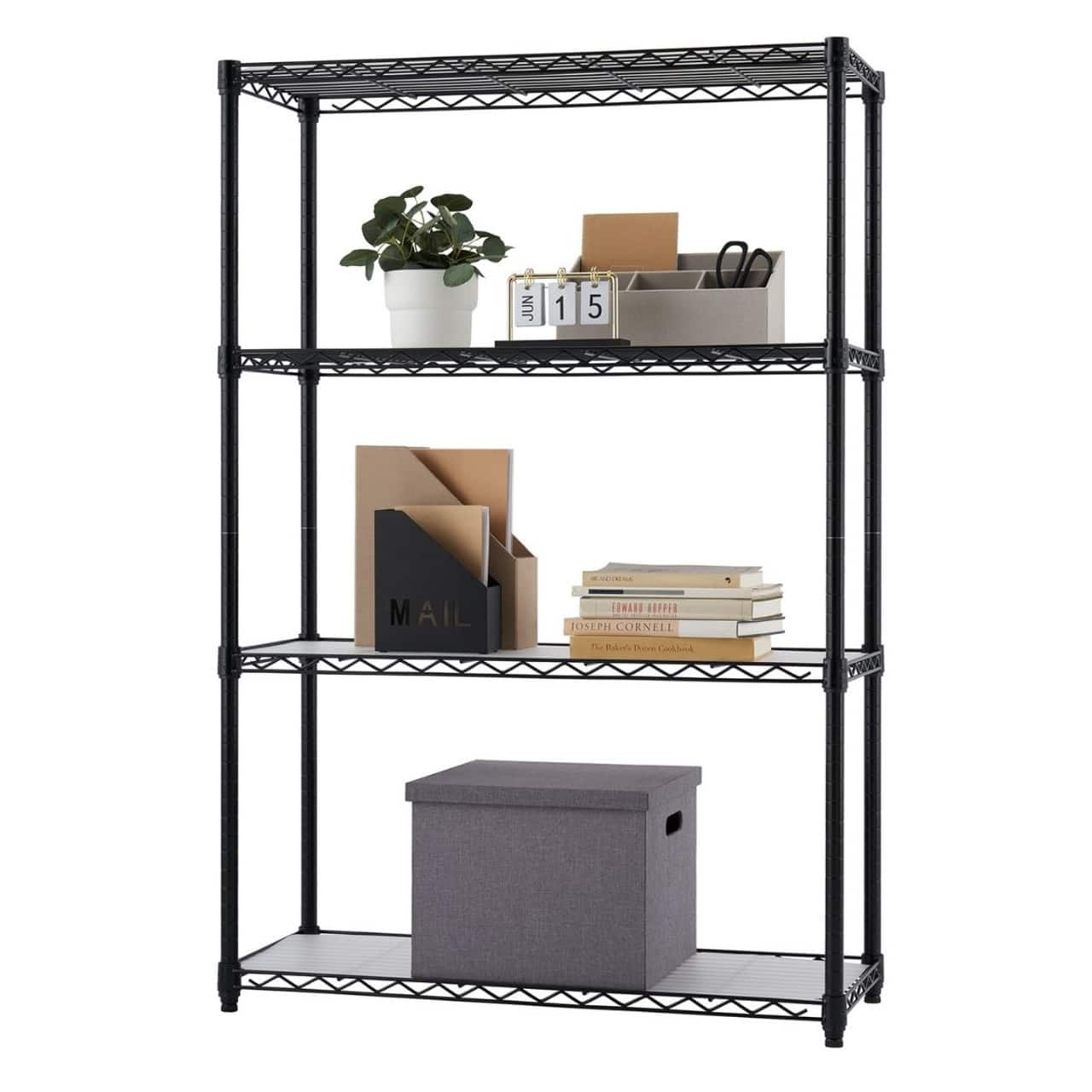 TRINITY 4-Tier | 36x14x54 | Commercial Wire Shelving | NSF | w/ Liners |