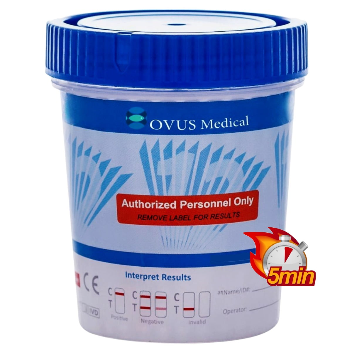 13 Panel Drug Test W/ FYL (25 Cups) Same Day Shipping Mon-Fri * Ovus Medical