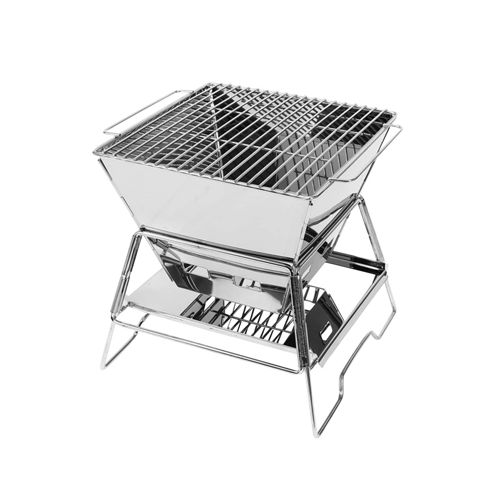 ufehgfjh Clearance Outdoor Camping Fire Table Charcoal Barbecue Grill Field Picnic Portable Multi-functional Wood Stove,barbecue accessories,Picnic tools,Summer Outdoor Essential Items, Weekly Deals